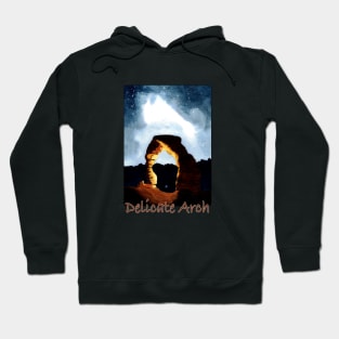 Midnight at Delicate Arch Hoodie